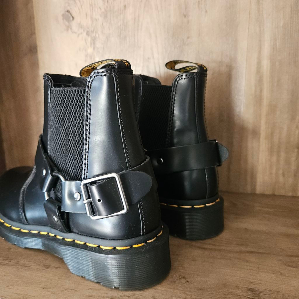 Dr. Martens Docs Wincox Pull On Buckle Harness Chelsea Boot Black Womens US 6 - Picture 3 of 6